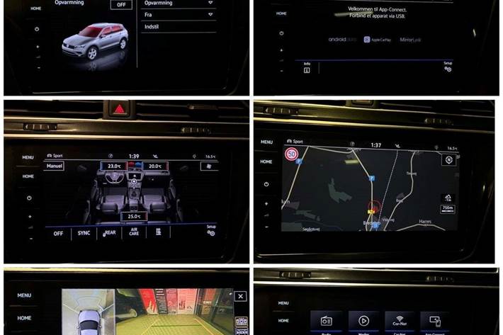 Grå VW Tiguan fra 2018