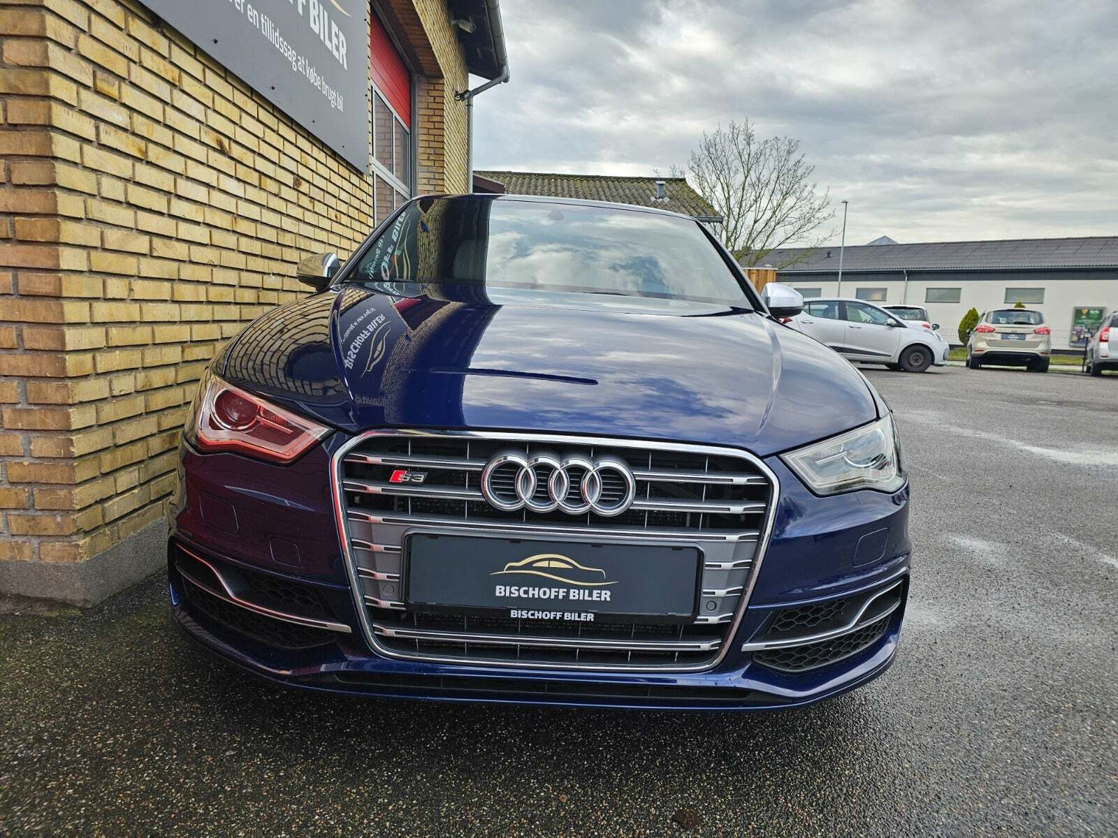 Blå Audi S3 fra 2014