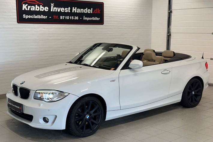 Hvid BMW 120i fra 2011