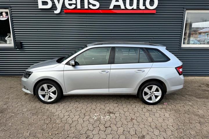 Sølv Skoda Fabia fra 2018