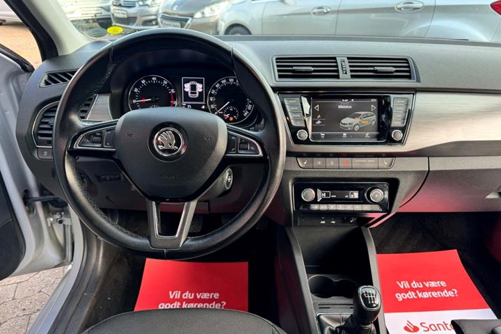 Sølv Skoda Fabia fra 2018