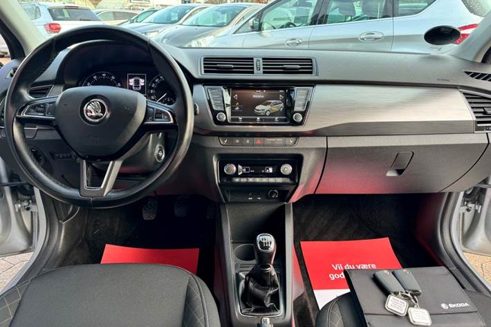 Sølv Skoda Fabia fra 2018