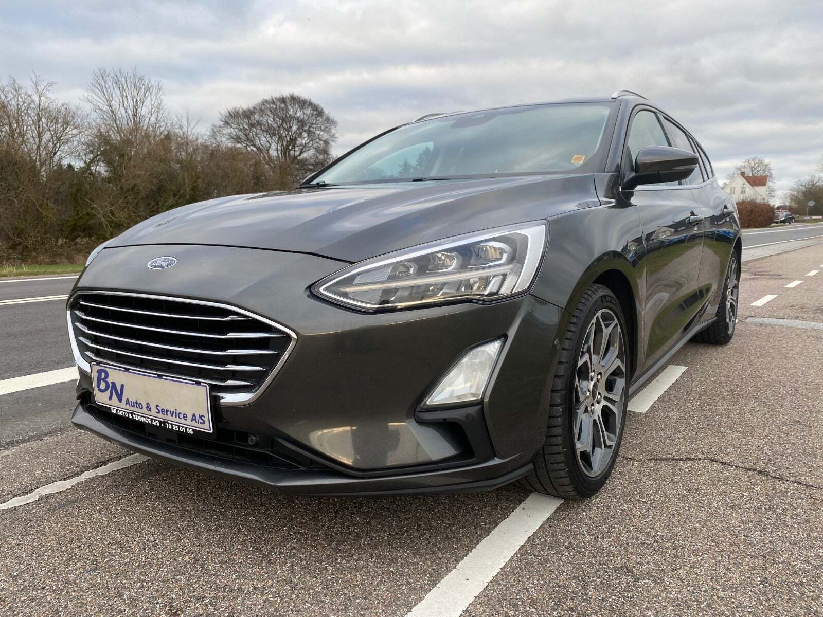 Grå Ford Focus fra 2018