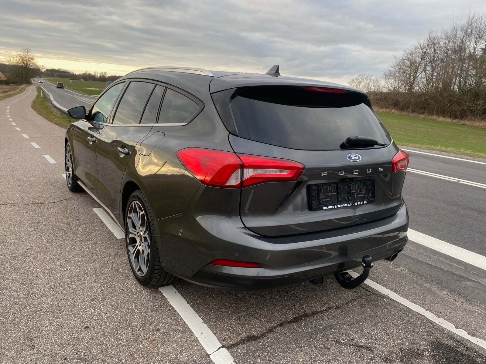 Grå Ford Focus fra 2018