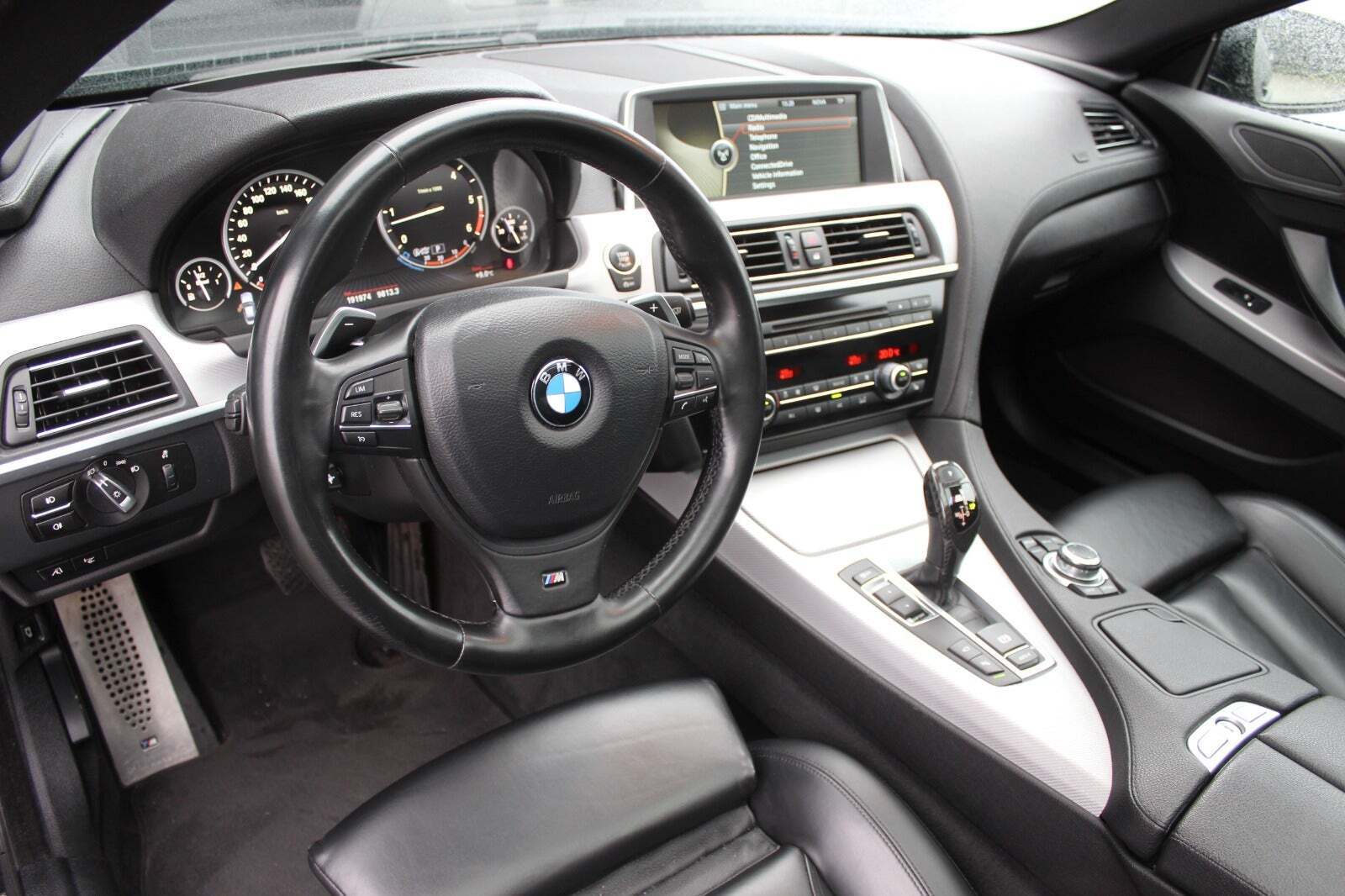 Sort BMW 640d fra 2013