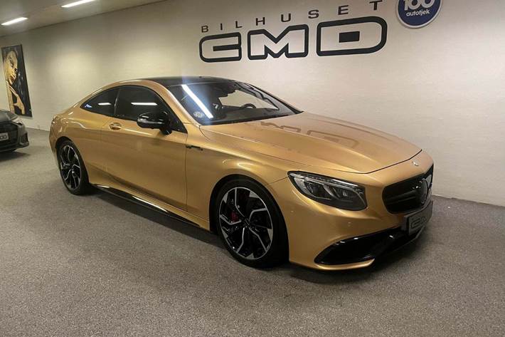 Sort Mercedes S63 fra 2015