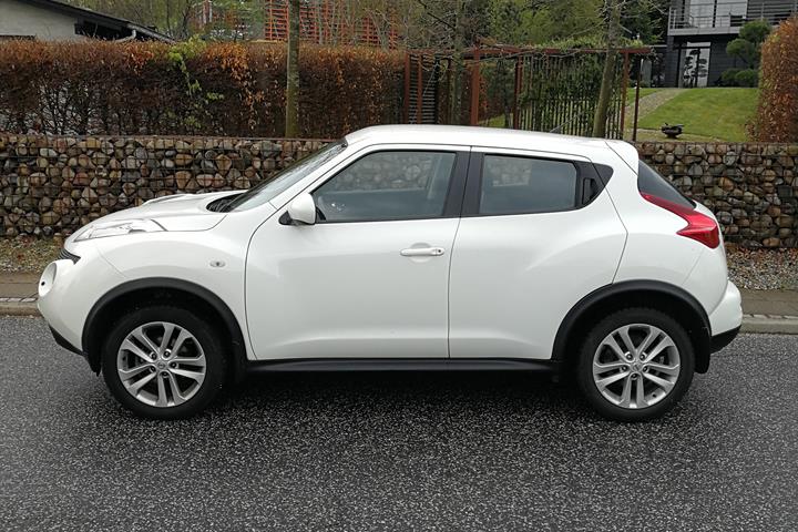 Hvid Nissan Juke fra 2014