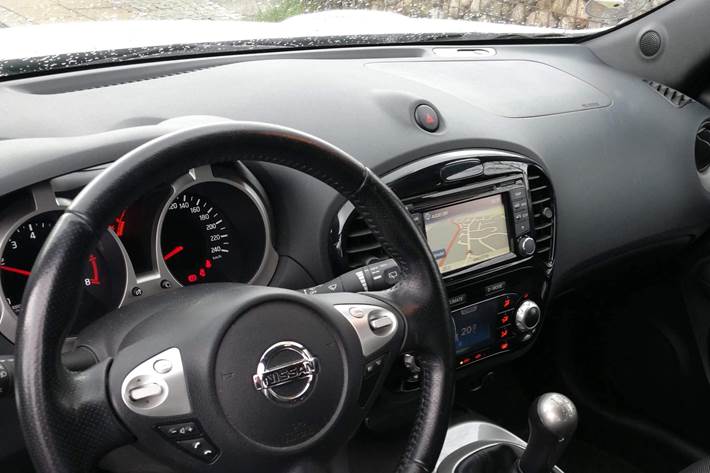 Hvid Nissan Juke fra 2014