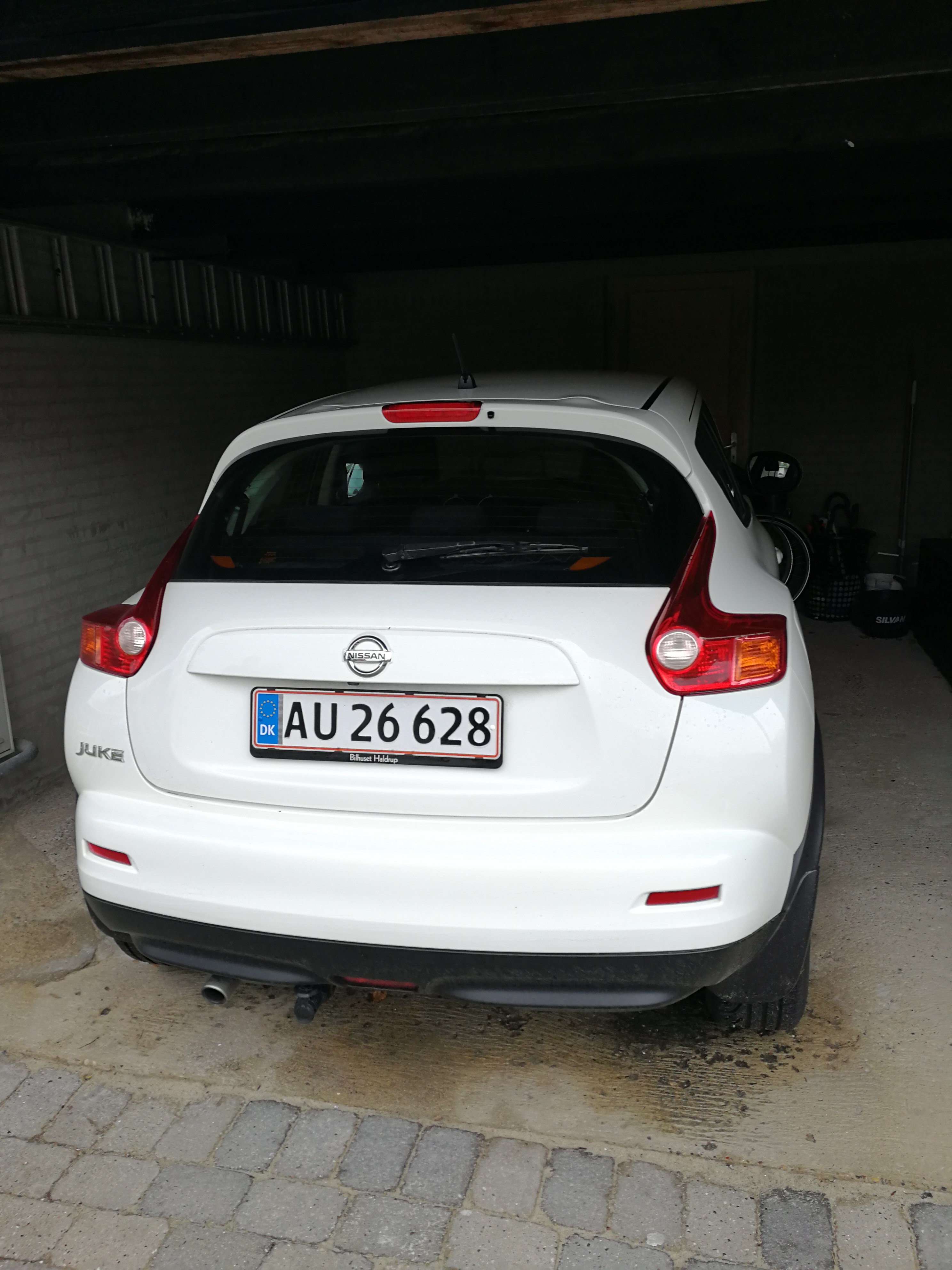 Hvid Nissan Juke fra 2014