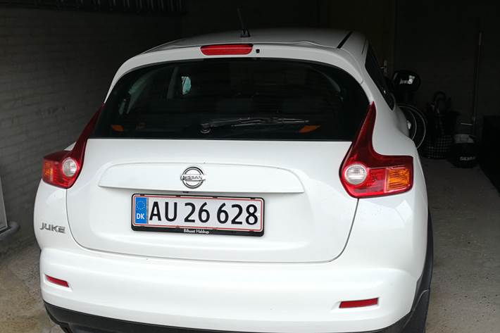 Hvid Nissan Juke fra 2014