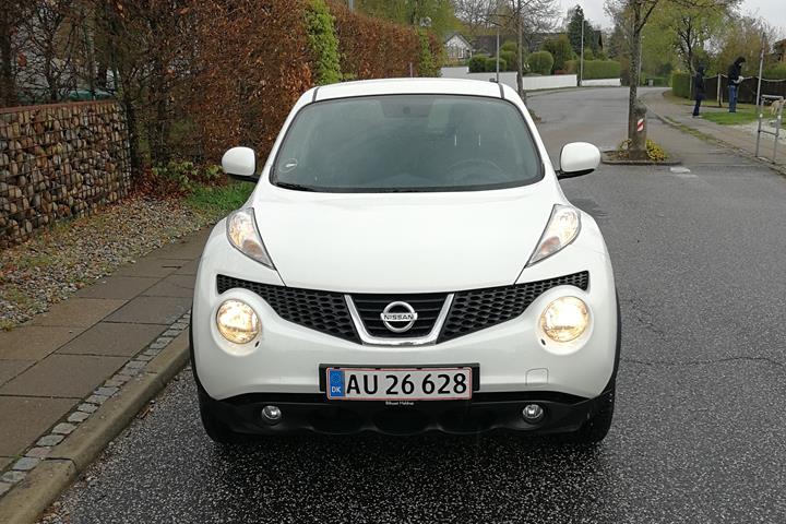 Hvid Nissan Juke fra 2014