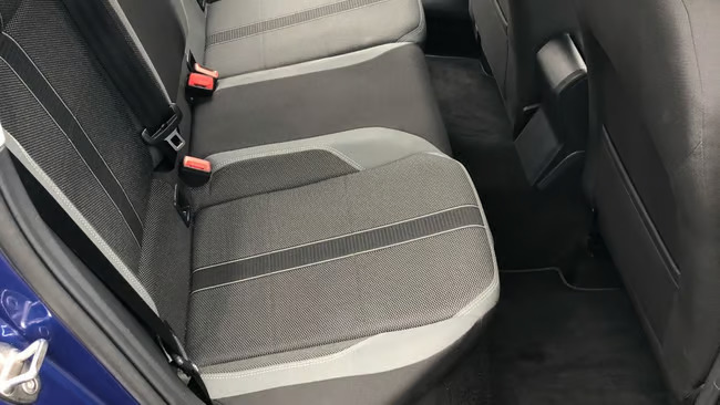 Blå VW Polo fra 2018