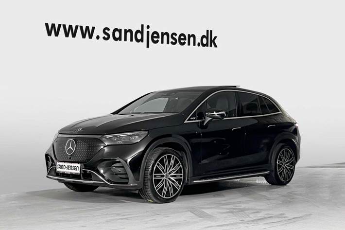 Sort Mercedes EQE500 SUV fra 2023
