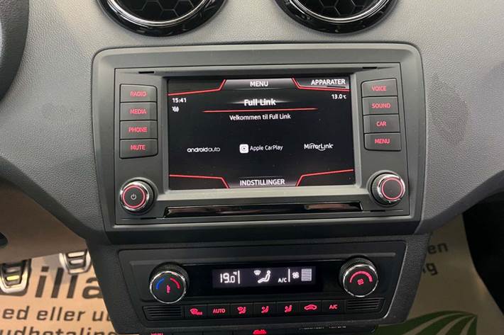 Blå Seat Ibiza fra 2016