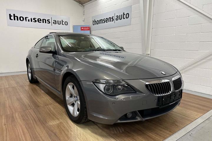 Grå BMW 645Ci fra 2005 set udefra