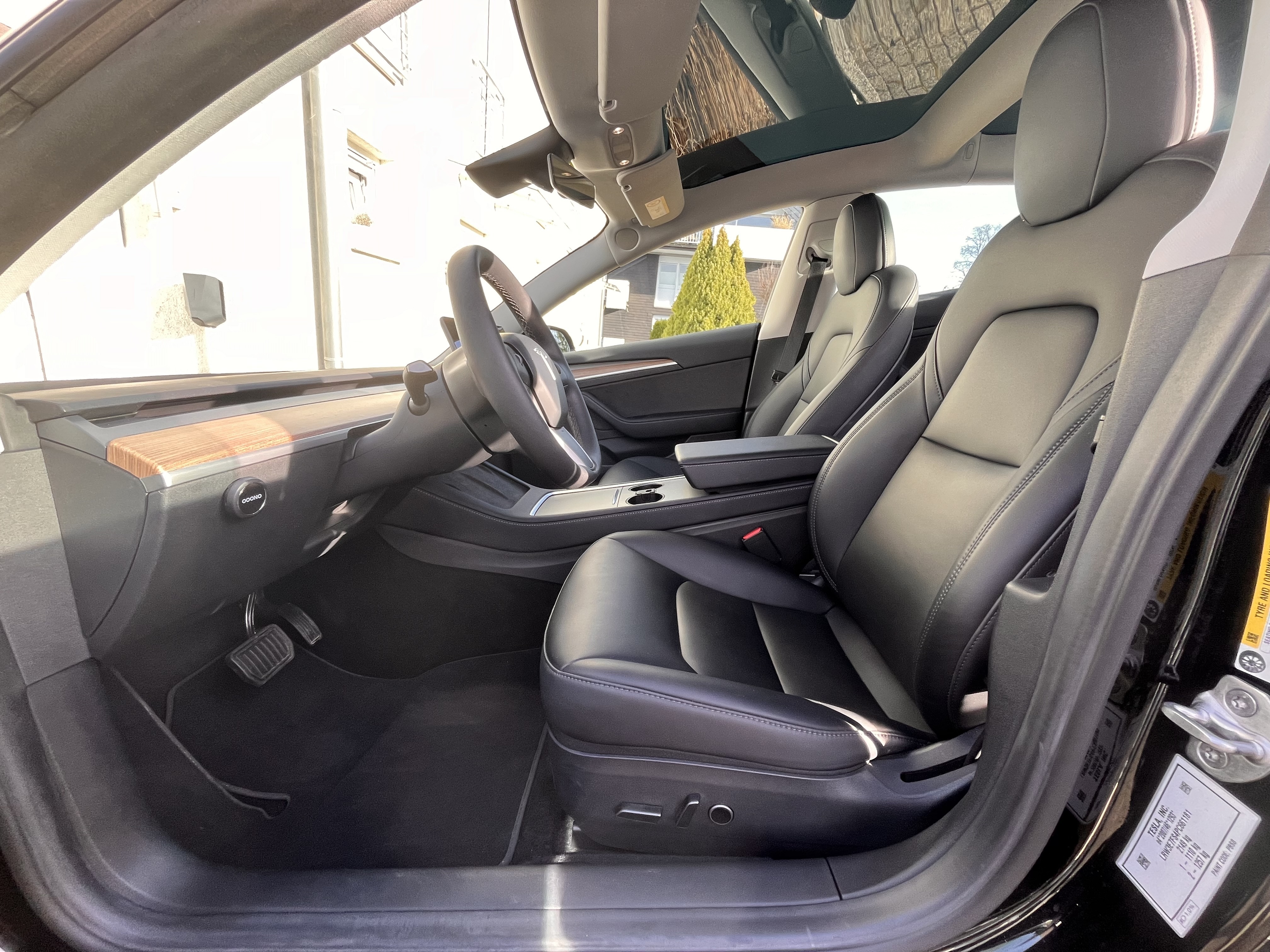 Sort Tesla Model 3 fra 2022