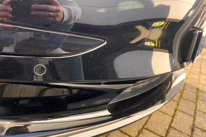 Sort Tesla Model 3 fra 2022