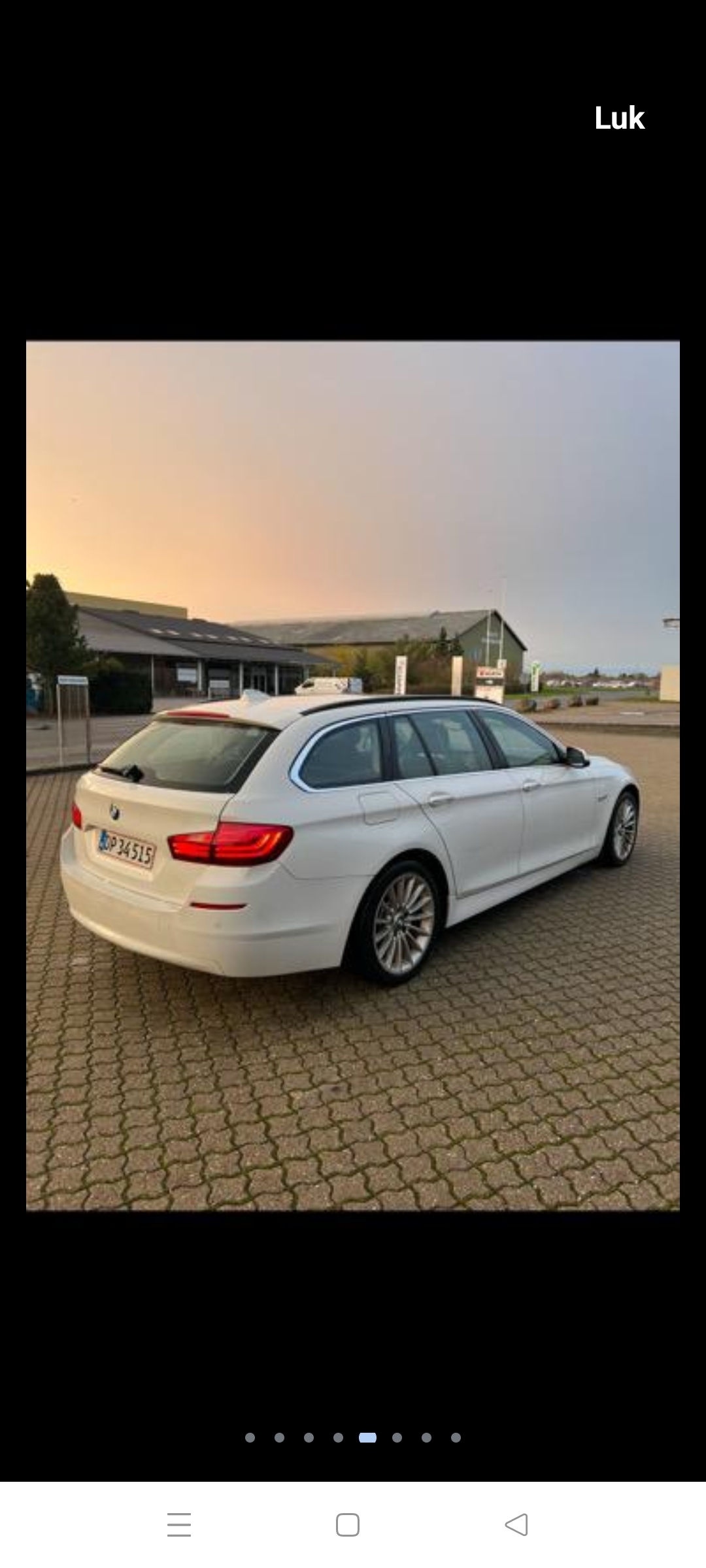 Hvid BMW 501 fra 2014