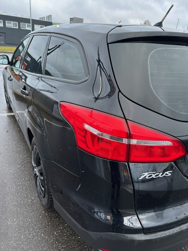 Sort Ford Focus fra 2015