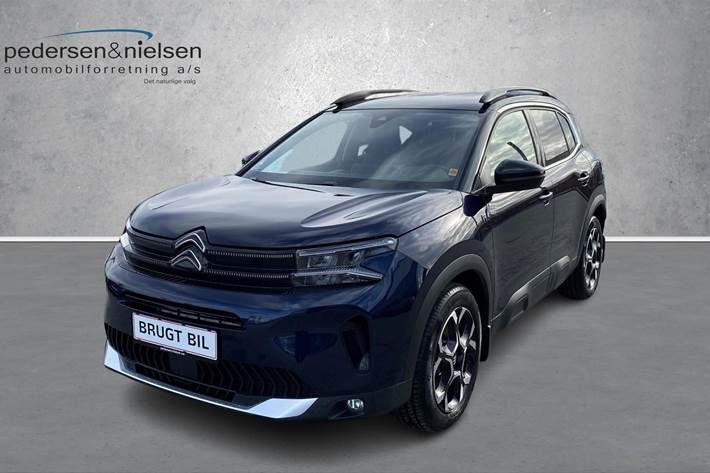 Blå Citroën C5 Aircross fra 2022 set udefra