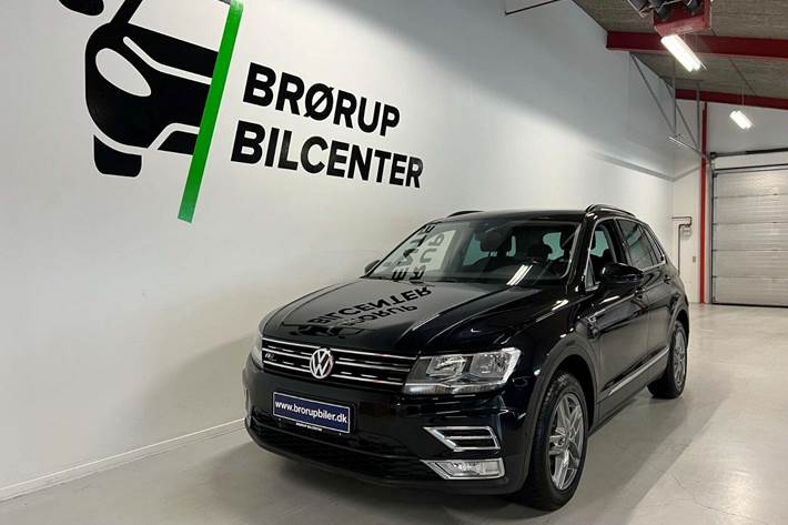 Sort VW Tiguan fra 2017