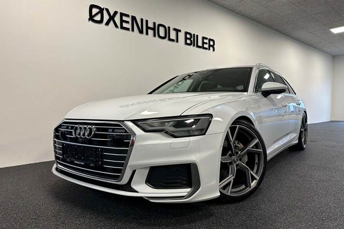 Hvid Audi A6 fra 2019