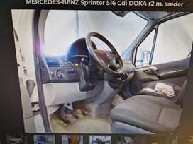 Mercedes Sprinter 516 2,2 CDi A2 Mandskabsvogn m/lad RWD