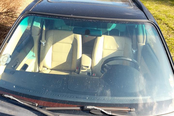 Sort Subaru Forester fra 2008