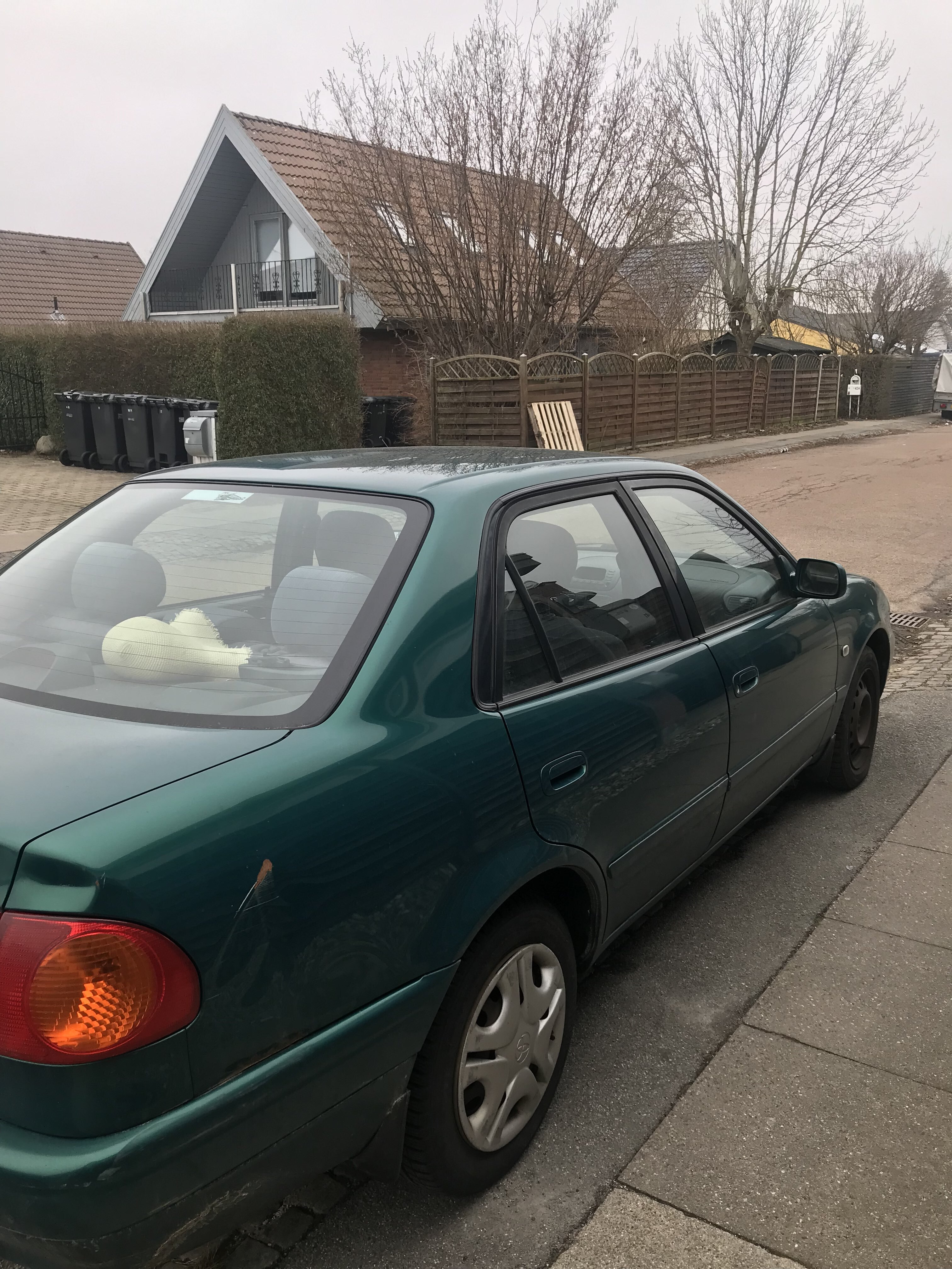 Grøn Toyota Corolla fra 2022