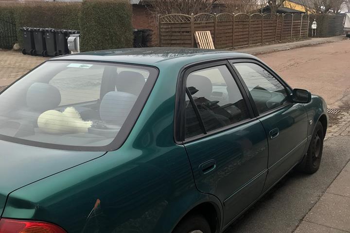 Grøn Toyota Corolla fra 2022