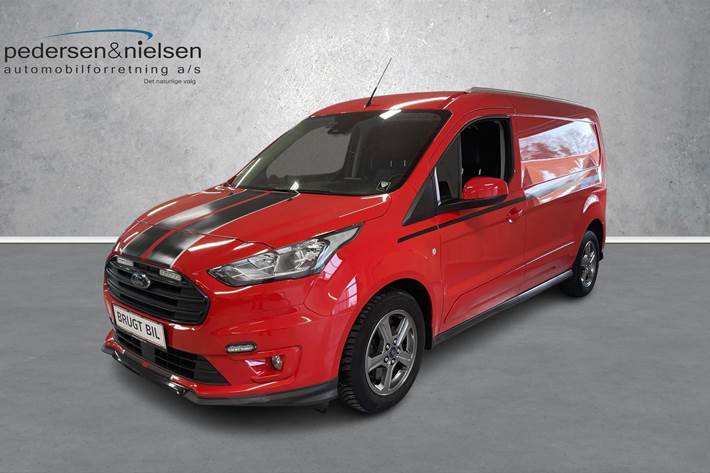 Rød Ford Transit Connect fra 2020