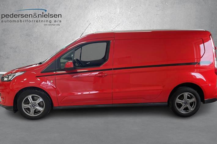 Rød Ford Transit Connect fra 2020