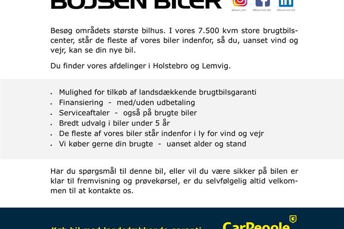 Hvid Mercedes EQB 300 fra 2022