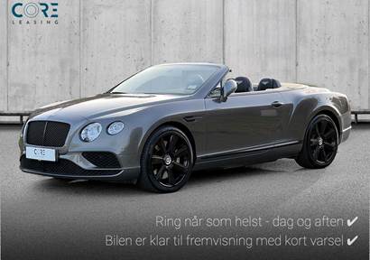 Bentley Continental GT 4,0 V8 Convertible aut.