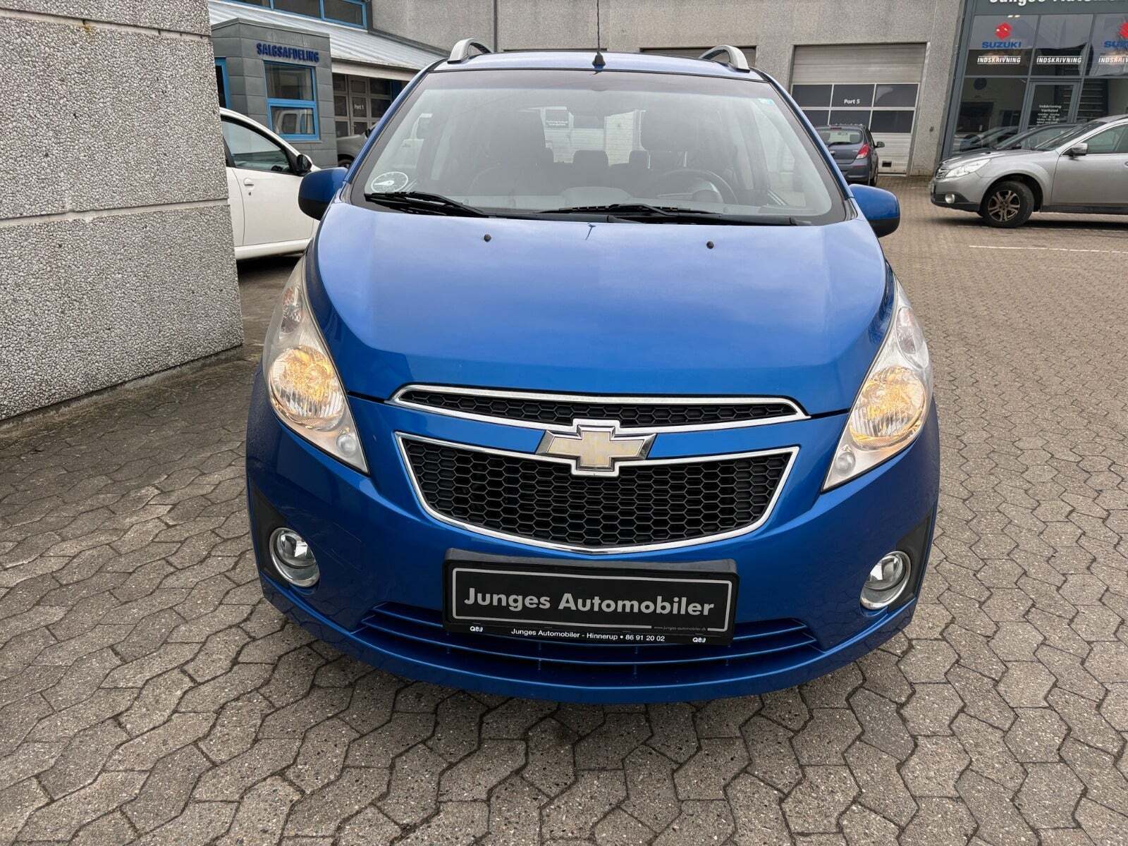 Blå Chevrolet Spark fra 2010