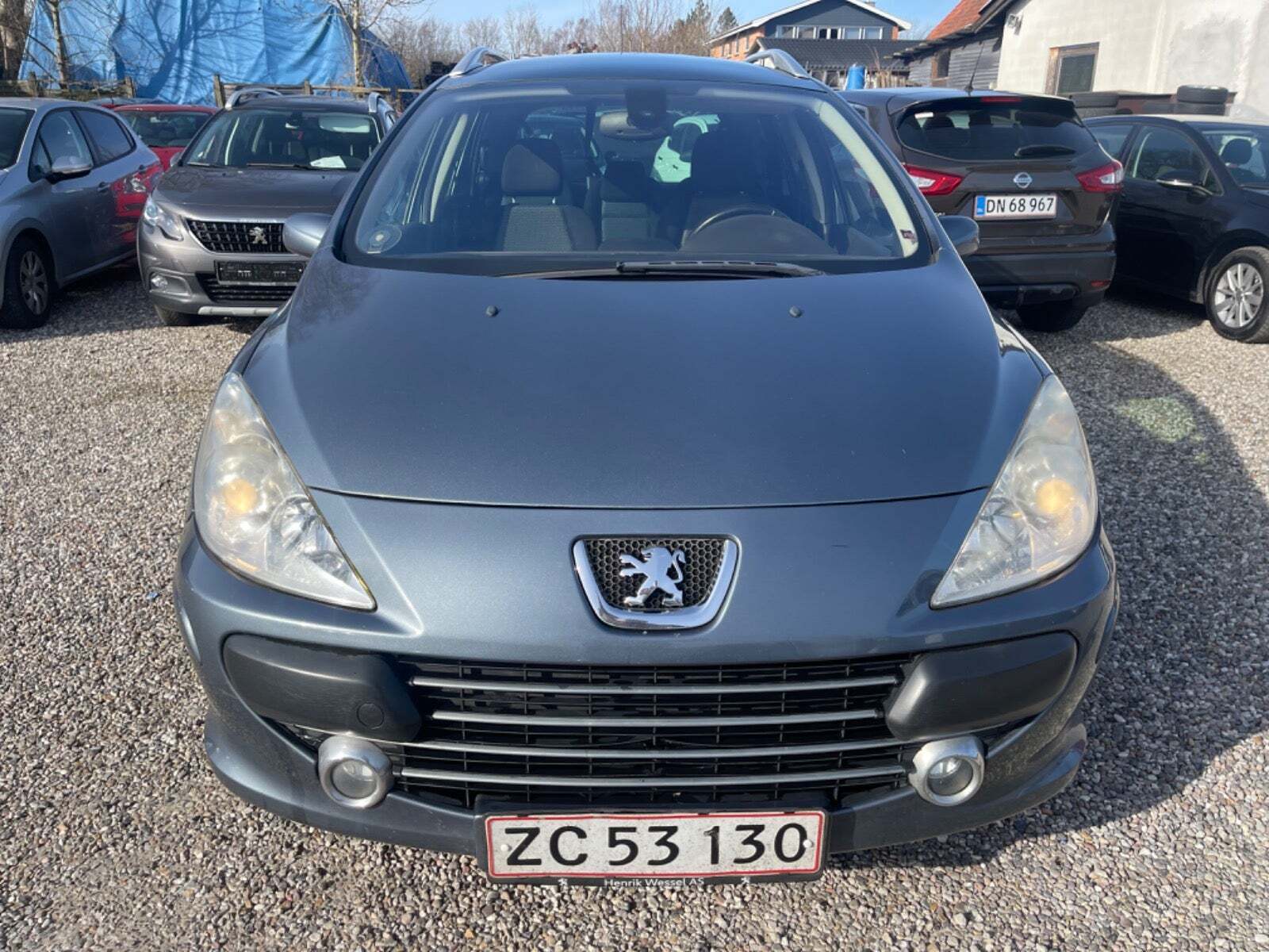 Sort Peugeot 307 fra 2008