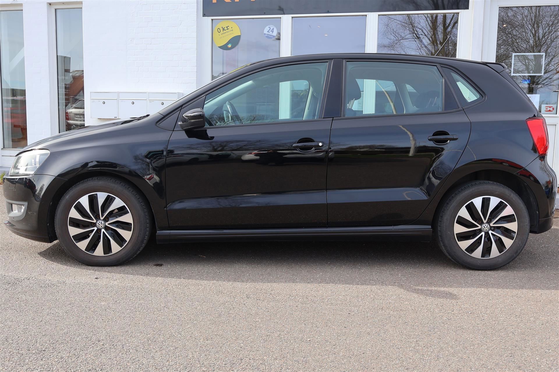 Sort VW Polo fra 2016