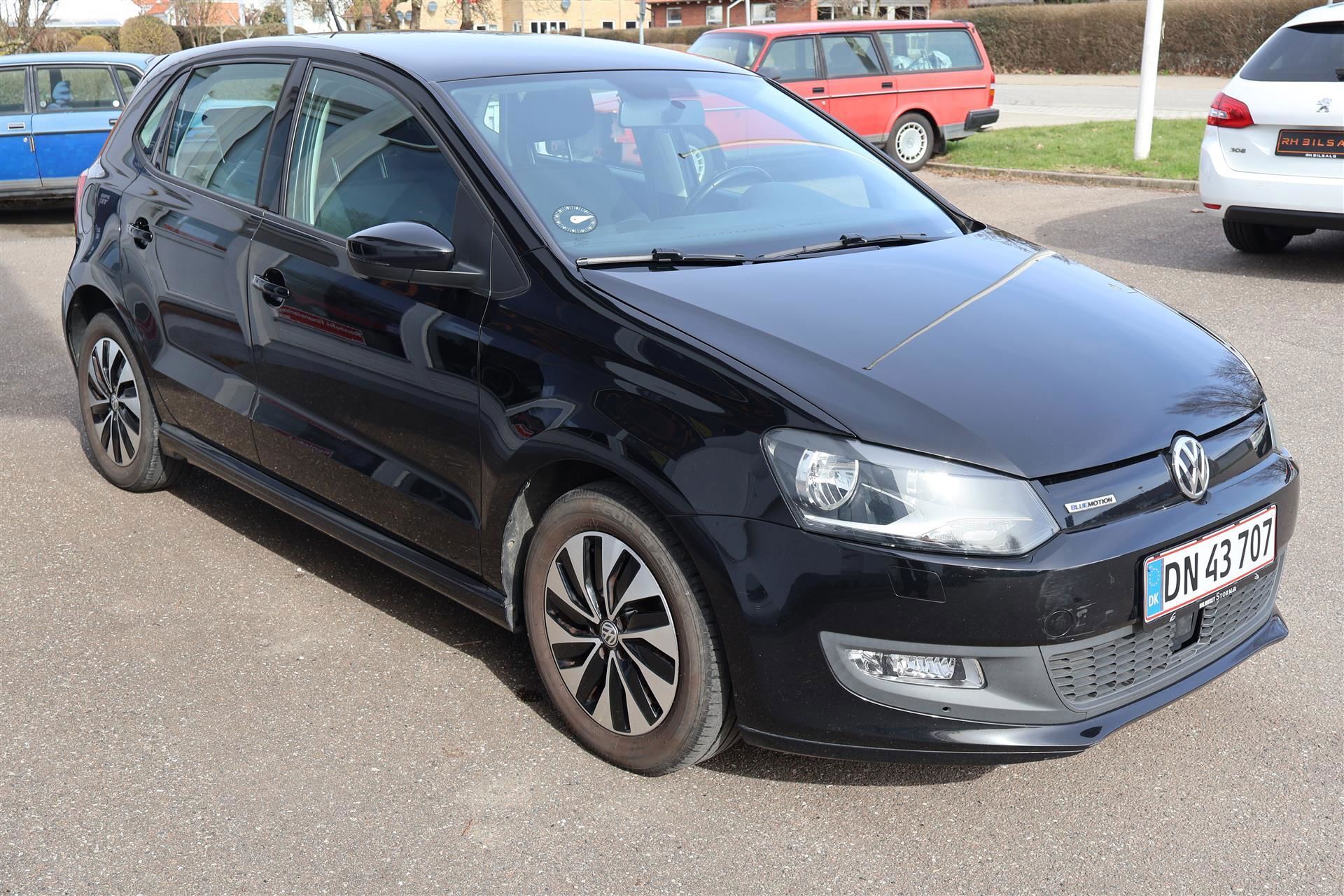 Sort VW Polo fra 2016