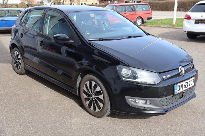 Sort VW Polo fra 2016