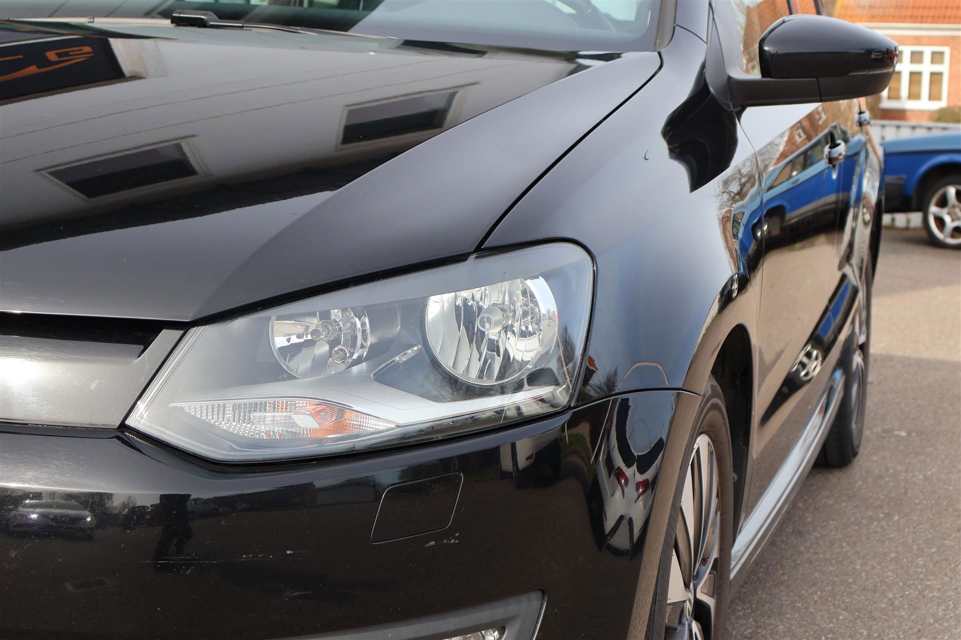 Sort VW Polo fra 2016