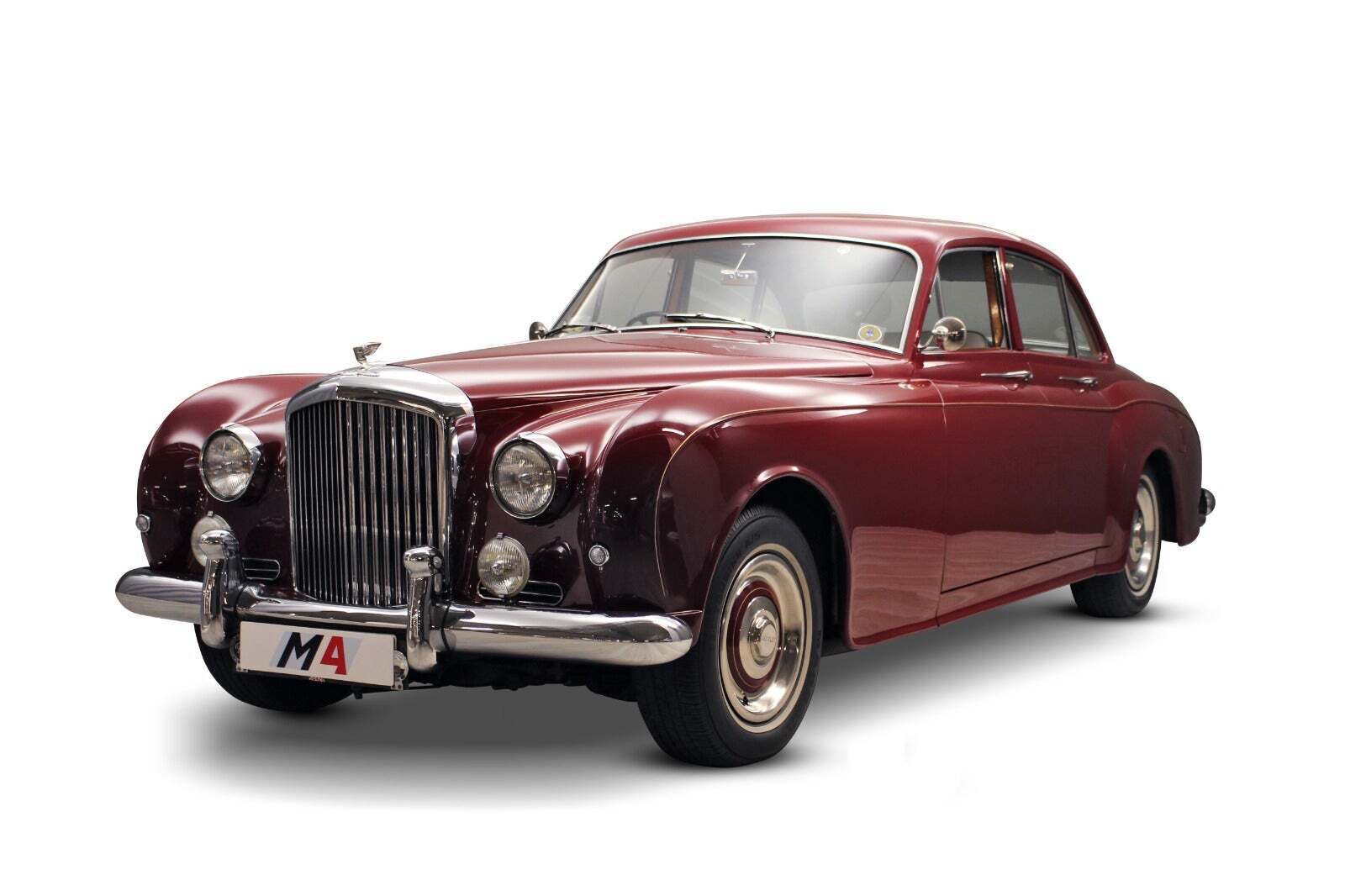 Rød Bentley S2 fra 1960