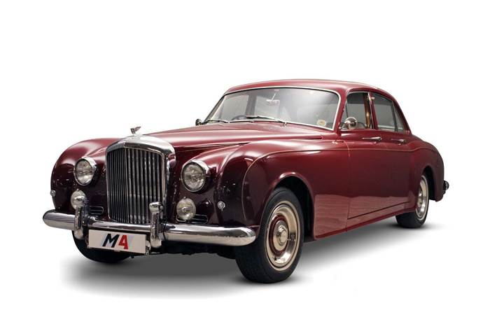 Rød Bentley S2 fra 1960