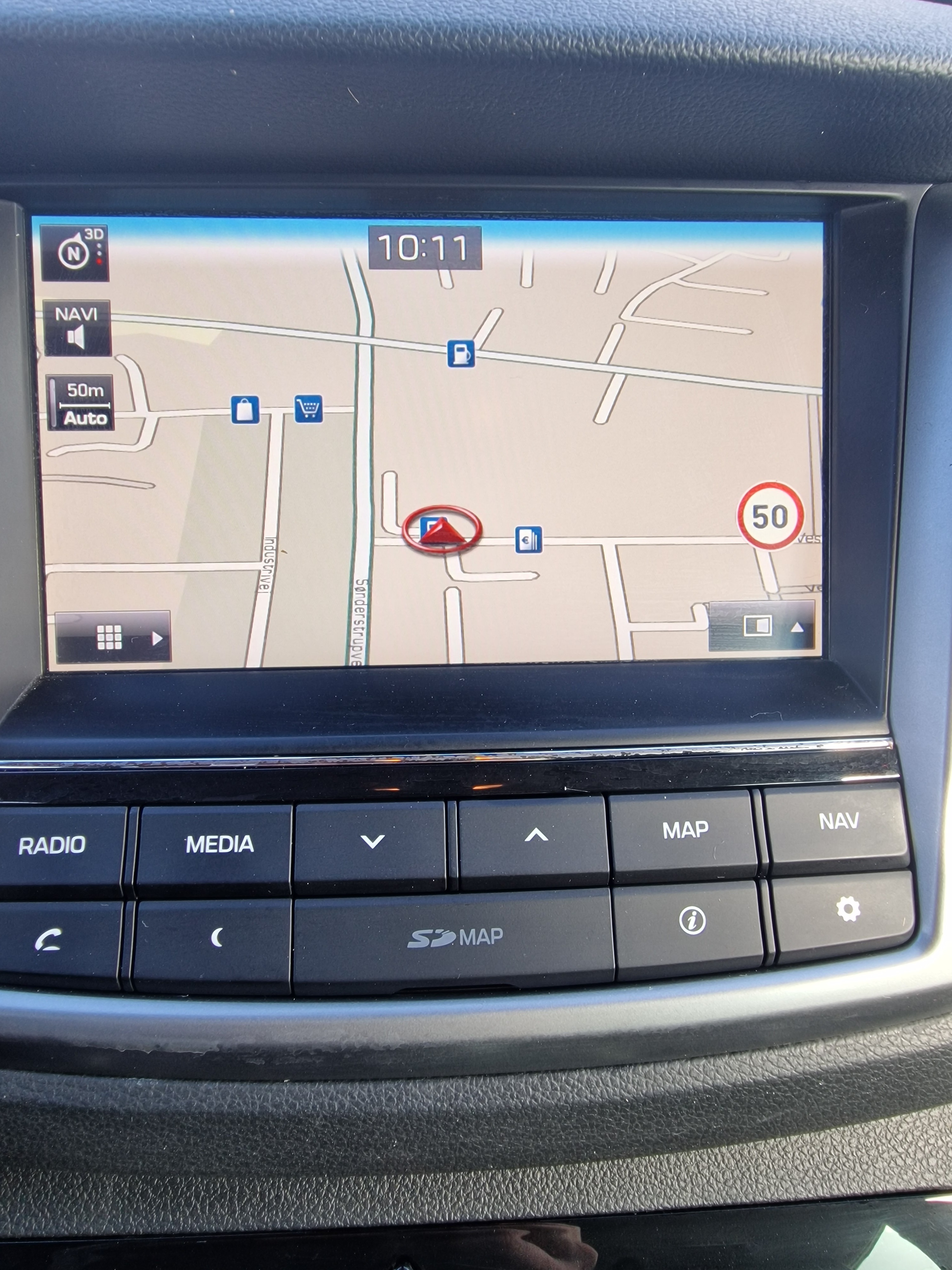 Hvid Hyundai Tucson fra 2017