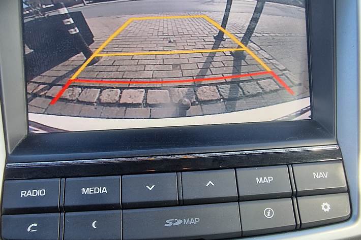 Hvid Hyundai Tucson fra 2017