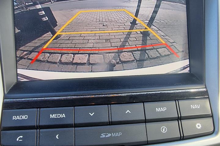 Hvid Hyundai Tucson fra 2017