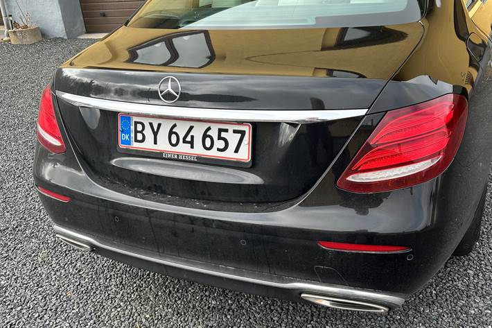 Sort Mercedes E-Klasse fra 2018