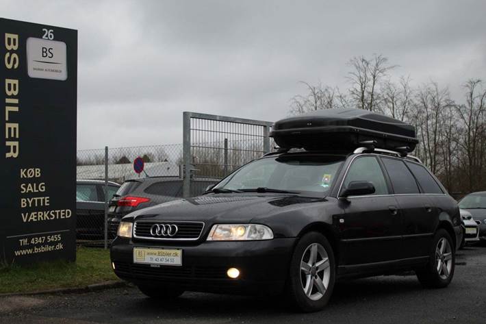 Sort Audi A4 fra 2000