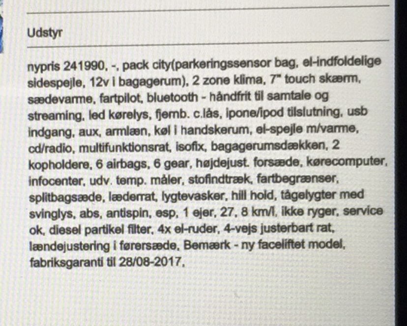 Grå Citroën C4 fra 2015