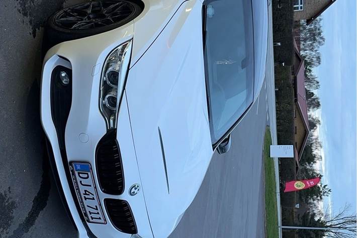 Hvid BMW 4-serie fra 2016