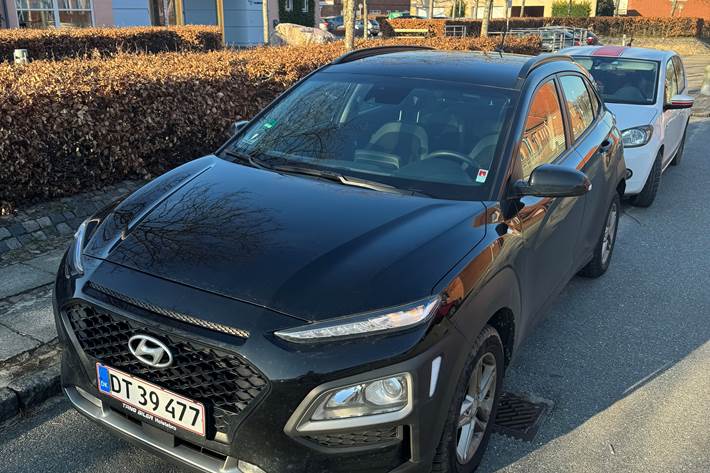 Sort Hyundai Kona fra 2019